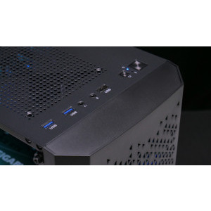 Gaming Zmeu, Intel i3 12100F 3.3GHz, 16GB DDR4, 500GB SSD, RTX 3050 8GB GDDR6, Iluminare RGB