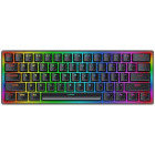 Tastatura Gaming Redragon Akali Black RGB Red Switch Mecanica
