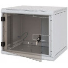 TRITON RUA-15-AS6-CAX-A1 15U, Wall mount, 600 mm, Glass door, Panouri laterale detasabile, Gri