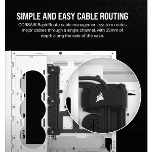 Corsair 5000D Core Airflow Tempered Glass White