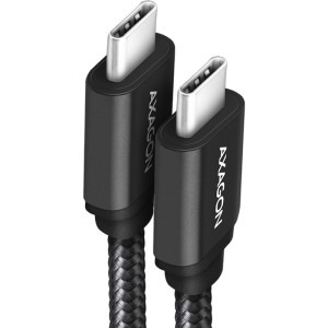 AXAGON USB 3.2 Tip C Male - USB 3.2 Tip C Male, 1m, negru