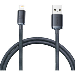 Cablu periferice Baseus USB tip A Male la Lightning Male, 1.2 m, Negru