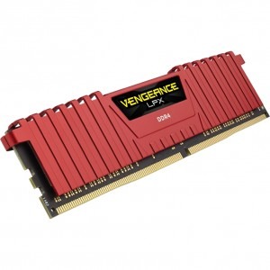 Corsair Vengeance LPX Red 16GB DDR4 2666MHz CL15 Quad Channel Kit