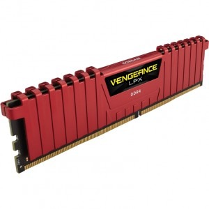 Corsair Vengeance LPX Red 16GB DDR4 2666MHz CL15 Quad Channel Kit