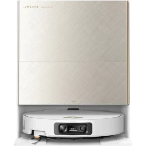 Aspirator robot Dreame X60 Ultra Complete, 6400 mAh, 35000Pa, 0.23 L + 3.2L, Alb