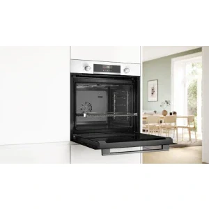 Bosch HBG536EW4, Electric, 71 L, Autocuratare hidrolitica, EcoClean Direct, 3D HotAir, HotAir Gentle, AutoPilot 10, Grill, AirFry, Clasa A+, Alb