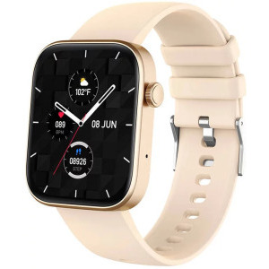 SmartWatch COLMi P71 auriu, curea din silicon auriu