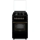 Aragaz Studio Casa VERONA50/55BROWN, Gaz, 4 arzatoare, Sistem de siguranta, Aprindere integrata, Grill, Clasa A, 50 cm, Maro