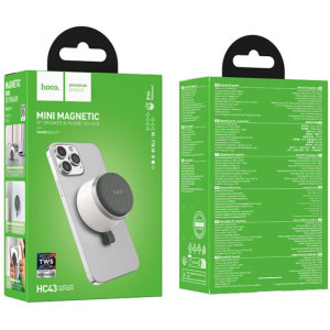 Hoco Boxa Portabila HC43 mini magnetic White