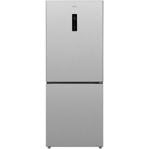 Combina frigorifica Tesla RC4201FTXE, 417 L, Clasa E, Total No Frost, Multi Air Flow, Control electronic, 185 cm, Inox
