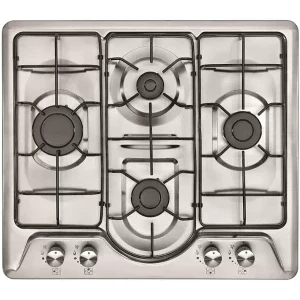 Plita incorporabila Studio Casa 20220NG, Gaz, 4 arzatoare, Aprindere electrica integrata, Sistem de siguranta, 60 cm, Inox