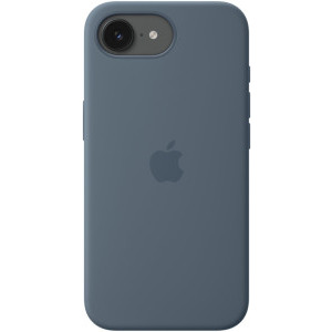 Apple Protectie pentru spate, material silicon pentru iPhone 17e, culoare Anchor Blue