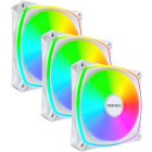 Ventilator Montech AX120 PRO ARGB PWM 120mm White Three Fan Pack