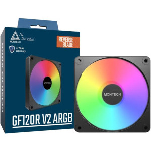 Montech GF120R V2 ARGB Reverse Blade 120mm Black