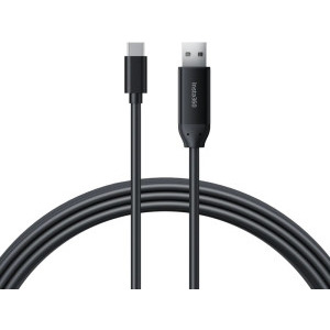 Insta360 Extra Long, USB-A Male la USB-C Male, 480Mbps, 10 m, Black