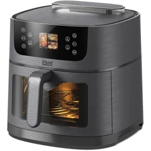 iHunt Friteuza cu aer cald Bro AI Steam, 1800W, 8L, Gri