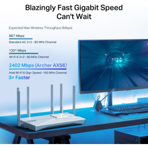 TP-LINK Gigabit ARCHER AX56 AX3000 Dual-Band WiFi 6