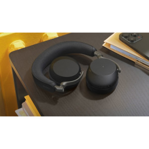 Jabra On-Ear, Evolve3 75, UC Link390a, Black + Wireless Charging Pad