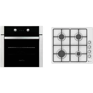 Pachet incorporabil Studio Casa Venezia Clasic Cuptor electric & Plita pe gaz, Inox