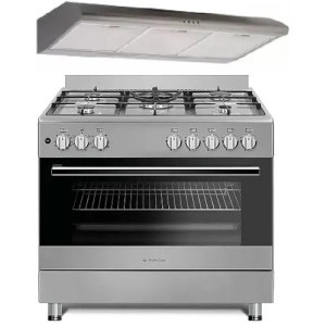 Pachet incorporabil Studio Casa Clasic Aragaz pe gaz & Hota tradiitonala, Inox