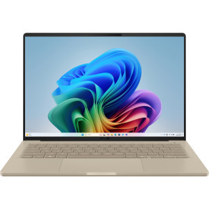 Laptop ASUS 14 Zenbook A14 UX3407NA, WUXGA OLED, Procesor Qualcomm Snapdragon X2 Elite X2E-88-100, 32GB LPDDR5X, 1TB SSD, Qualcomm Adreno, Win 11 Home, Zabriskie Beige