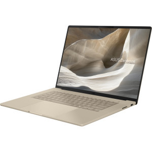 ASUS 16'' Zenbook A16 UX3607OA, 3K OLED 120Hz, Procesor Qualcomm Snapdragon X2 Elite Extreme X2E-94-100, 48GB LPDDR5X, 1TB SSD, Qualcomm Adreno, Win 11 Home, Zabriskie Beige