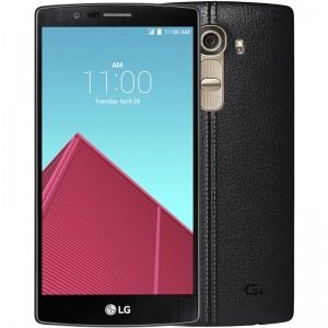 LG G4, Ecran Quad HD, Gorilla Glass 3, Snapdragon 808, Hexa Core, 32GB, 3GB RAM, Dual SIM, 4G, NFC, Camere 16 + 8 mpx, Quick Charge 2.0, Leather Edition, Black