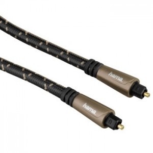 Hama S/PDIF Optic Male - S/PDIF Optic Male, 3m, maro