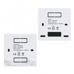 Luxion TP608RFW cu receiver pentru centrala termica pe gaz sau electrica, Smart, Programari, Control aplicatie