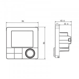 BeOk TCR8-WIFI-WP(3A) pentru incalzirea termica cu gaz