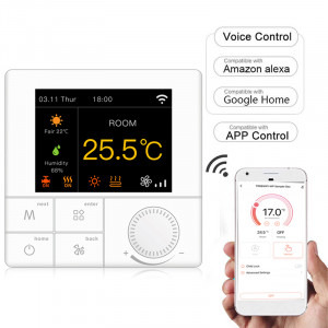 BeOk TCR8-WIFI-EP(16A) pentru incalzire electrica in pardoseala