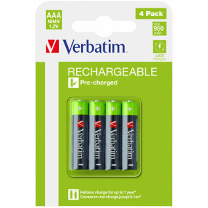 Verbatim AAA/HR03, 4 buc, Premium Rechargeable
