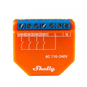 Shelly inteligent Plus I4, Programari, Control aplicatie, 4 Canale