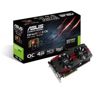 ASUS GeForce GTX 960 DirectCU II Black Edition OC 4GB GDDR5 128-bit