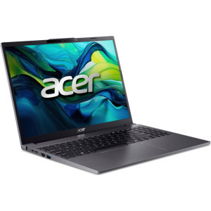 Acer 15.3'' Aspire Go 15 AG15-51P, WUXGA IPS, Procesor Intel® Core™ i7-1355U (12M Cache, up to 5.00 GHz), 16GB DDR5, 512GB SSD, Intel Integrated Graphics, No OS, Steel Gray