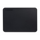 Hard disk extern Toshiba Canvio Basics 1TB USB 3.0 Black + Adaptor USB-C