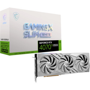 MSI GeForce RTX 4070 Ti SUPER GAMING X SLIM White 16GB GDDR6X 256-bit DLSS 3.0
