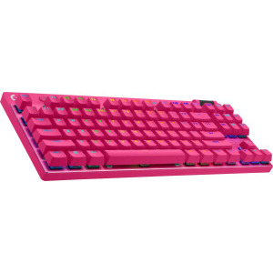 Logitech G PRO X TKL Magenta Lightspeed Kailh GX Brown Switch Mecanica