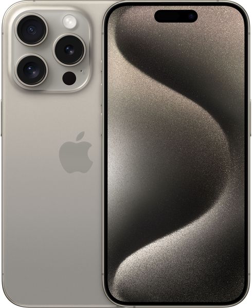 Smartphone Apple iPhone 15 Pro, 256GB, 5G, Natural Titanium