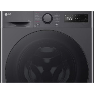 LG F4WR511S2M, 11 kg, 1400 RPM, Clasa A, AI Direct Drive, TurboWash, Smart Diagnosis, Negru