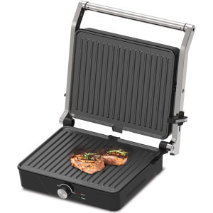 Heinner Gratar electric GrillChef HEG-K2000CP, 2000W, Negru/Argintiu