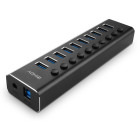 Hub USB LINDY 10 Port USB 3.0 Hub cu butoane On/Off
