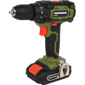 Heinner Masina de gaurit si insurubat cu acumulator VTE003, 20 V, 1500 RPM, 30 Nm, 18 + 1 trepte
