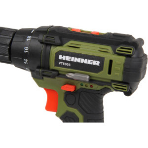 Heinner Masina de gaurit si insurubat cu acumulator VTE003, 20 V, 1500 RPM, 30 Nm, 18 + 1 trepte
