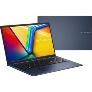 ASUS 17.3'' Vivobook 17 X1704VA, FHD, Procesor Intel® Core™ 5 120U (12M Cache, up to 5.00 GHz), 16GB DDR4, 1TB SSD, Intel Graphics, No OS, Quiet Blue