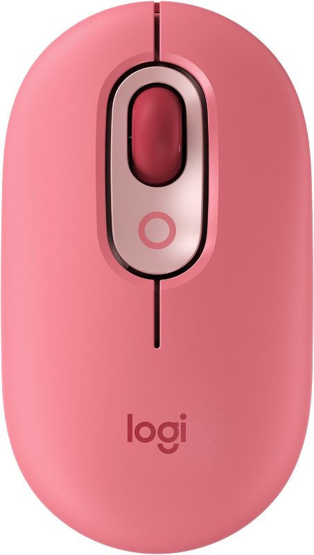 Mouse Logitech POP, Wireless/Bluetooth, Heartbreaker Rose