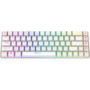 AQIRYS Mira White Wireless/Bluetooth Mecanica