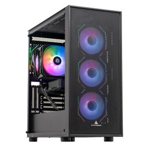 PC Gaming BALAUR Prime Advanced Edition, AMD Ryzen 5 9600X 3.9GHz, 32GB DDR5, 1TB SSD, RX 9060 XT 16GB GDDR6, Iluminare RGB