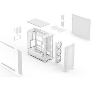 Fractal Design Epoch XL White TG RGB Clear Tint