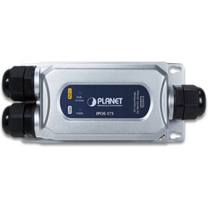 Planet Industrial IP67 1-Port 2.5G 60W 802.3bt PoE++ Injector IPOE-175